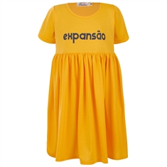Vestido Malha Amarelo Escola Expansão - 08
